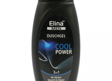 Elina Cool Power 3-in-1 Duschgel für Männer, 300ml – Erfrischendes Körper- & Haarshampoo TK Gruppe® Grosshandel 