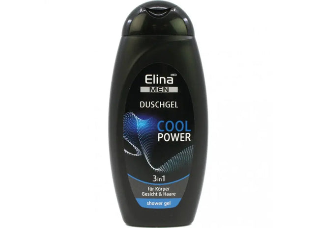 Elina Cool Power 3-in-1 Duschgel für Männer, 300ml – Erfrischendes Körper- & Haarshampoo TK Gruppe® Grosshandel 
