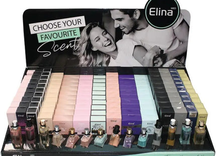 Elina Duft 15ml, Display-3, 140 Stück, 14 verschiedene Sorten - Vielfalt in kompaktem Format TK Gruppe® Grosshandel 