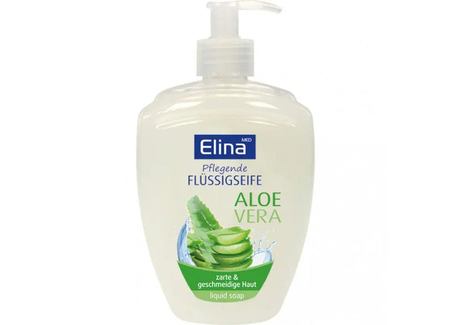 Elina Flüssigseife mit Aloe Vera, 500ml, inklusive Spender TK Gruppe® Grosshandel 