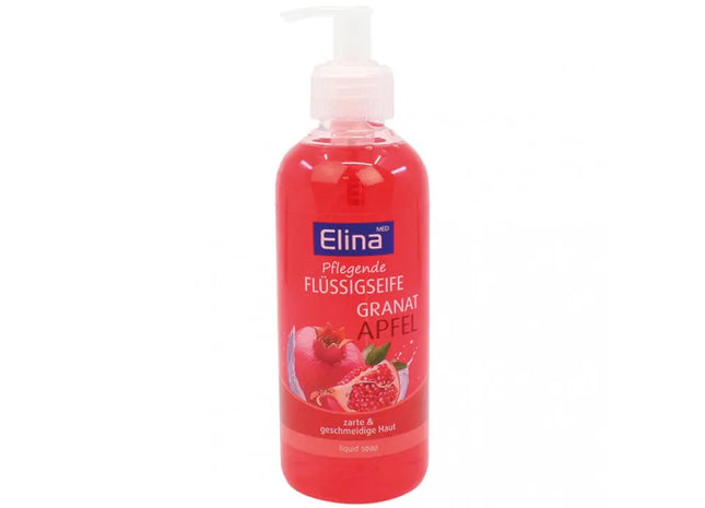 Elina Granatapfel Flüssigseife, 300ml mit Spender – Reich an Antioxidantien TK Gruppe® Grosshandel 