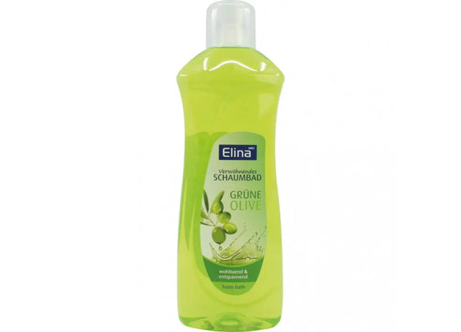 Elina Grüne Olive Badeschaum, 1000ml – Entspannendes Schaumbad TK Gruppe® Grosshandel 