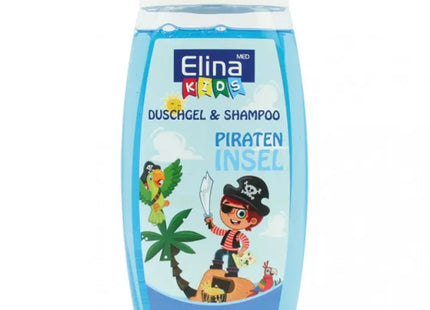 Elina Kinder Duschgel & Shampoo 250ml, Pirateninsel 2in1 TK Gruppe® Grosshandel 