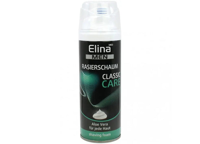 Elina MEN Classic Care Rasierschaum, 200ml - Glattes Rasiererlebnis TK Gruppe® Grosshandel 