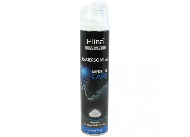 Elina MEN Sensitiv Rasierschaum, 300ml, Sanfte Pflegeformel TK Gruppe® Grosshandel 