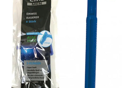 Elina Männer Einwegrasierer, 8 Stück, Doppelklinge - Effizientes Rasiererlebnis TK Gruppe® Grosshandel 
