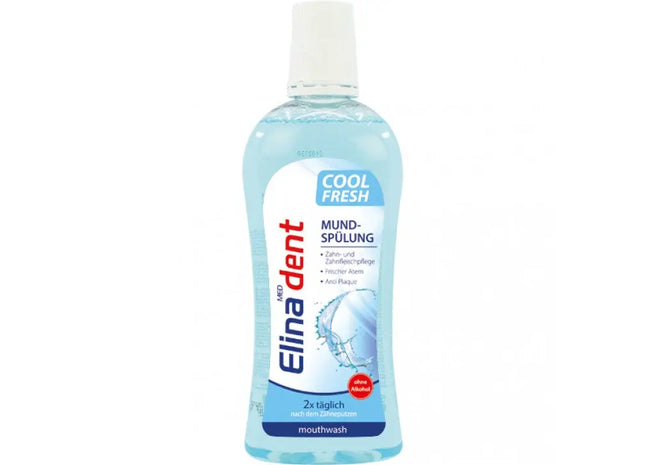 Elina Mundspülung Cool Fresh, 500ml - Erfrischendes Mundwasser für Atemfrische und Zahnpflege TK Gruppe® Grosshandel 