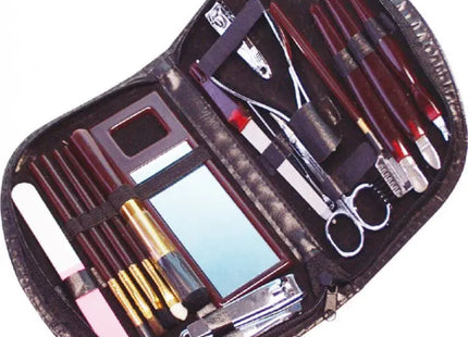 Elina Nagel Maniküre-Set, 18 Teile, schwarzes Etui, 26 cm TK Gruppe® Grosshandel 