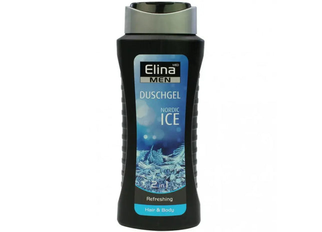Elina Nordic Ice 2in1 Men's Shower Gel 300ml: Refreshing Body Wash for an Invigorating Experience TK Gruppe® Grosshandel 