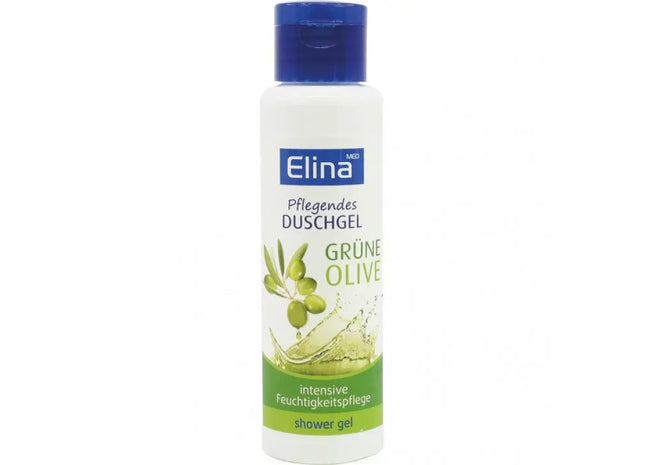 Elina Oliven-Duschgel, 100ml - Feuchtigkeitsspendende Reinigungsformel für weiche Haut TK Gruppe® Grosshandel 