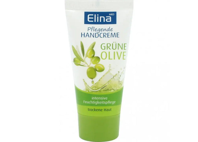 Elina Oliven-Handcreme, 50ml Tube - Intensive Pflege für weiche und hydratisierte Haut TK Gruppe® Grosshandel 