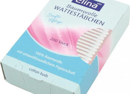 Elina Papier-Wattestäbchen, 200 Stück, in Papierdose, Umweltfreundlich TK Gruppe® Grosshandel 