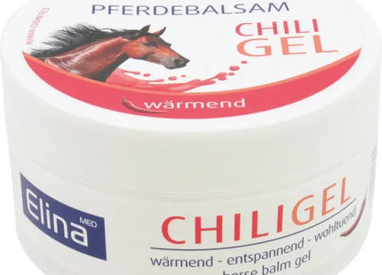 Elina Pferdesalbe Gel mit Chili 150ml in der Dose - Wärmende Tiefenentspannung TK Gruppe® Grosshandel 