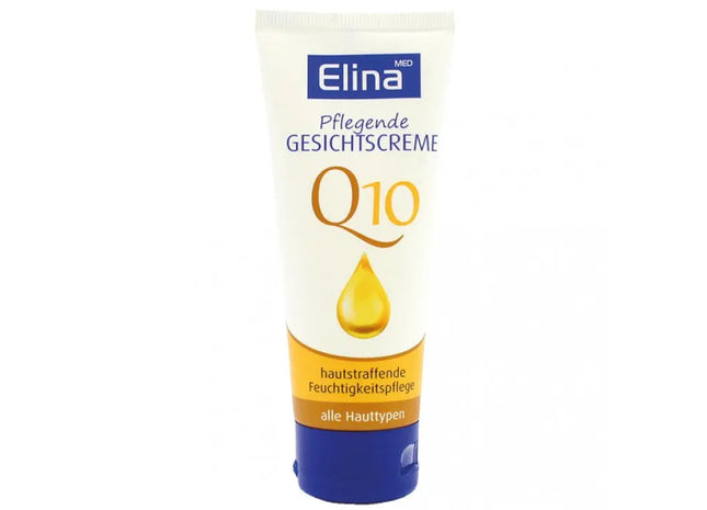 Elina Q10 Tube Facial Cream 75ml: Hydrating Moisturizer for Glowing Skin TK Gruppe® Grosshandel 