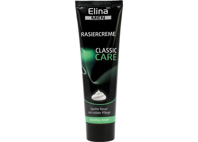 Elina Rasiercreme Classic für Männer, 100ml, Sanfte Rasur TK Gruppe® Grosshandel 