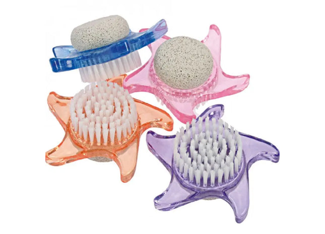 Elina Star Handwaschbürste mit Bimsstein, 9cm, in verschiedenen Farben TK Gruppe® Grosshandel 