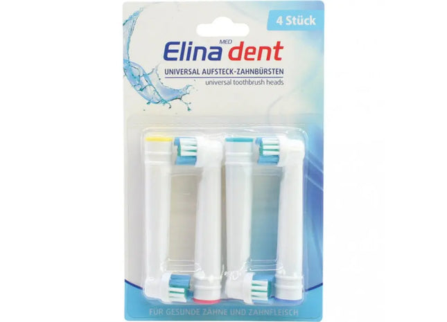 Elina Universal Zahnbürstenköpfe, Ersatzbürsten 4er-Set TK Gruppe® Grosshandel 