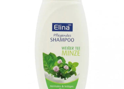 Elina Weißer Tee & Minze Shampoo, 300ml – Erfrischende Reinigung für Lebendiges Haar TK Gruppe® Grosshandel 