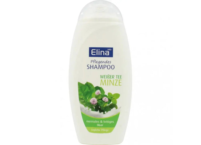 Elina Weißer Tee & Minze Shampoo, 300ml – Erfrischende Reinigung für Lebendiges Haar TK Gruppe® Grosshandel 