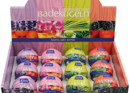 Elina Wellness Badebomben, 100g - 4er-Pack Verschiedene Düfte im Display TK Gruppe® Grosshandel 