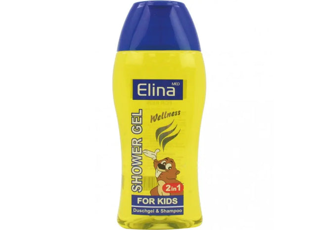 Elina Wellness Kinder Duschgel 2-in-1, 250ml - Sanftes Waschgel und Shampoo für Kinder TK Gruppe® Grosshandel 