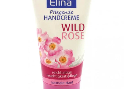 Elina Wild Rose Hand Cream 50ml - Tube Packaging, Nourishing Moisturizer TK Gruppe® Grosshandel 