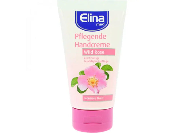 Elina Wilde Rosen Handcreme, 150ml Tube, Blumige Luxus-Feuchtigkeitspflege TK Gruppe® Grosshandel 