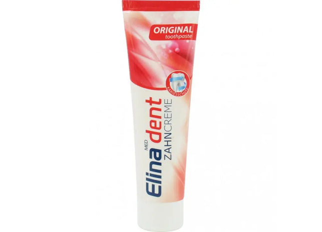 Elina Zahncreme Original, 100ml - Effektiver Kariesschutz TK Gruppe® Grosshandel 