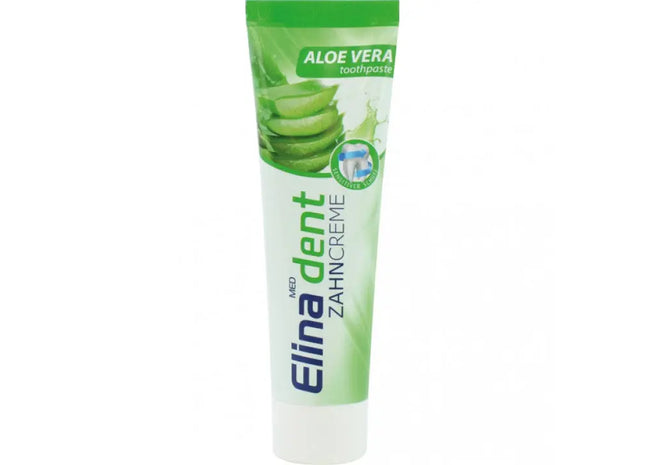 Elina Zahnpasta mit Aloe Vera und Fluorid, 100ml - Sanfte Mundpflege TK Gruppe® Grosshandel 