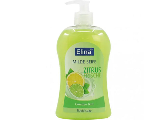 Elina Zitrusfrische Limetten Flüssigseife, 500ml – Erfrischendes Handwaschgel TK Gruppe® Grosshandel 