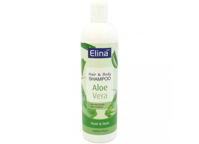 Elina med 500ml Aloe Vera Hair & Body Shower Gel - Hydrating Cleanser for Hair and Skin TK Gruppe® Grosshandel 