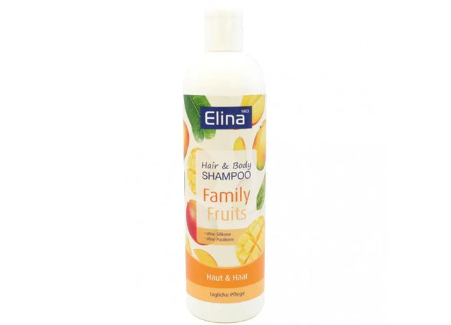 Elina med Duschgel 500ml Haar & Körper Familienpackung - Pflegendes Reinigungsgel TK Gruppe® Grosshandel 