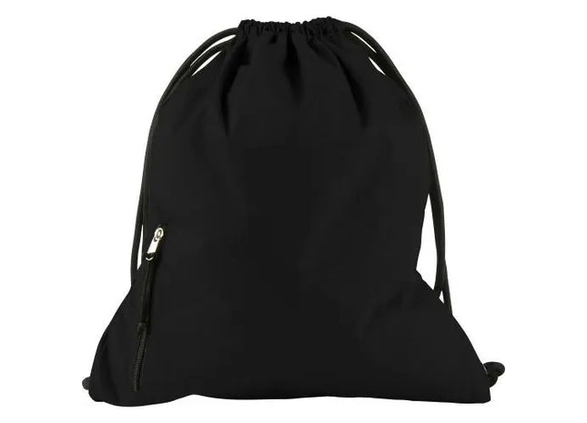 Elise Pongee Turnbeutel - Schwarz: Leichter und Stilvoller Begleiter für Unterwegs TK Gruppe® Grosshandel 