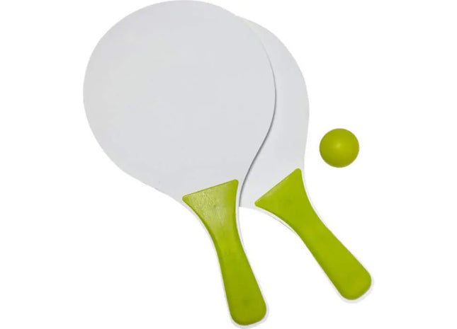 Eliza Holz-Beachball-Set – Robustes Tennisspiel für Strand & Freizeit TK Gruppe® Grosshandel 