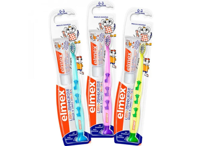 Elmex Learning Dental Care Set - Child-Friendly Toothbrush + Fluoride Toothpaste TK Gruppe® Grosshandel 