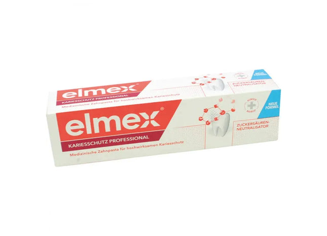 Elmex Professionelle Karies-Schutz Zahnpasta, 75ml - Fortschrittliche Zahnpflege TK Gruppe® Grosshandel 