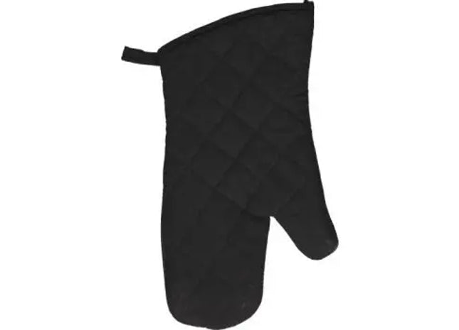 Elsie Baumwoll-Ofenhandschuhe in Schwarz – Klassisch und Praktisch TK Gruppe® Grosshandel 