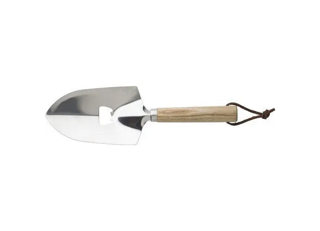 Emmeline Edelstahl-Gartenschaufel mit Holzgriff - Robust in Braun TK Gruppe® Grosshandel 