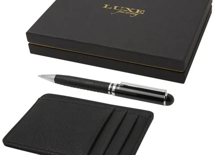 Encore Kugelschreiber mit Geldbörse – Geschenkset - Schwarz - Elegantes Präsent TK Gruppe® Grosshandel 