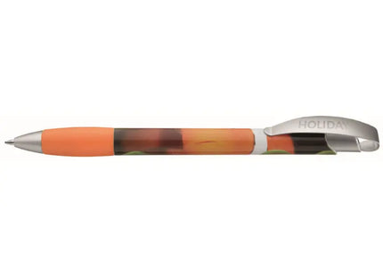 Energy Frozen Vis Druckkugelschreiber – Orange Kugelschreiber, Hochwertiger Retractable Stift, Ergonomisch TK Gruppe® Grosshandel 