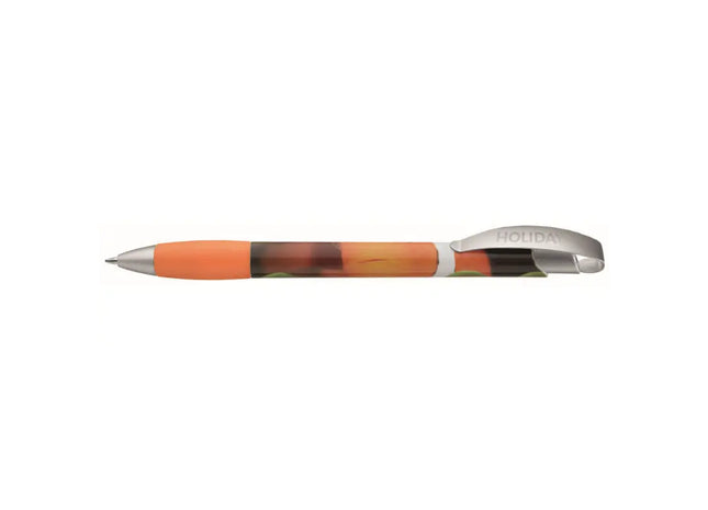 Energy Frozen Vis Druckkugelschreiber – Orange Kugelschreiber, Hochwertiger Retractable Stift, Ergonomisch TK Gruppe® Grosshandel 