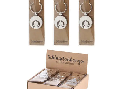 Engel Schlüsselanhänger mit Einkaufswagenchip – Praktisch & Spirituell TK Gruppe® Grosshandel 