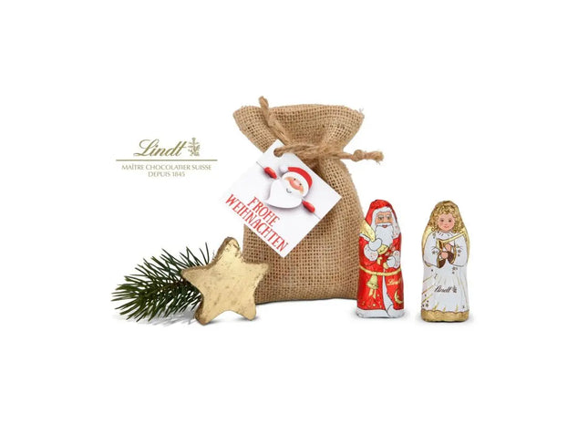 Engel und Santa Geschenkset - Zauberhaftes Festtagsduo für Heimdekoration TK Gruppe® Grosshandel 