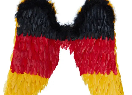 Engels-Flügel Deutschland, 58x78 cm - Stilvolle Wandkunst mit patriotischem Flair TK Gruppe® Grosshandel 