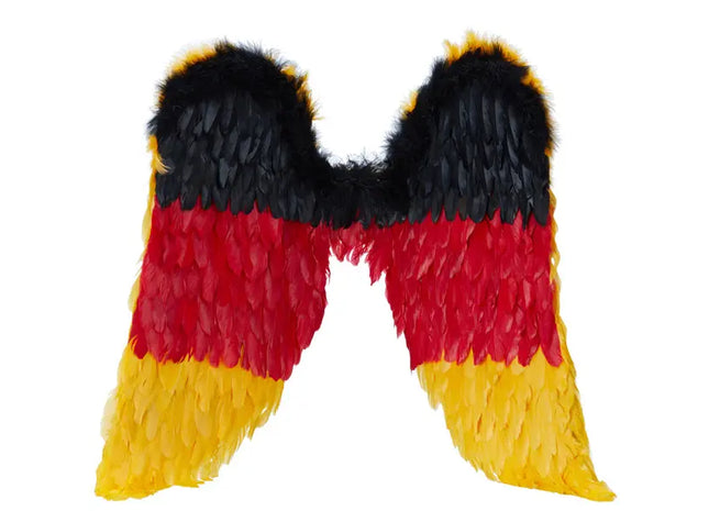 Engels-Flügel Deutschland, 58x78 cm - Stilvolle Wandkunst mit patriotischem Flair TK Gruppe® Grosshandel 