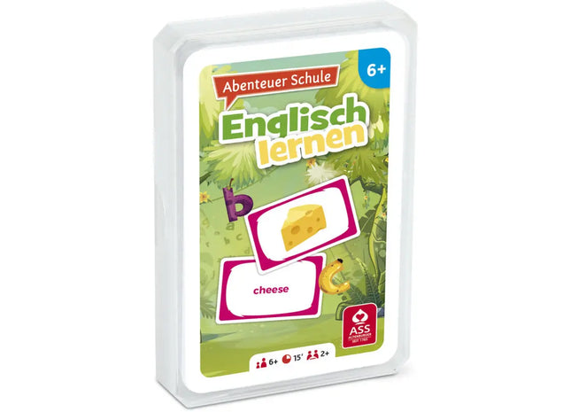 Englisch lernen Lernspiel im Kunststoffetui - Grundkenntnisse spielerisch erwerben TK Gruppe® Grosshandel 