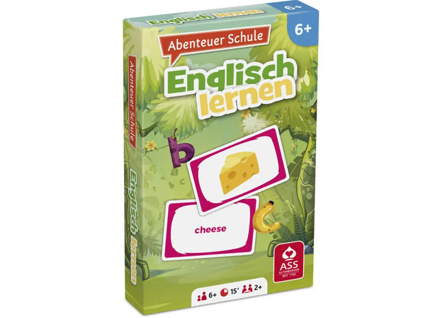 Englisch lernen Spielset in Faltschachtel - Grundlagen der englischen Sprache TK Gruppe® Grosshandel 