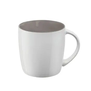 Ennia Inside Tasse 250 ml in Weiß mit Warmgrau – Stilvoller Start in den Tag TK Gruppe® Grosshandel 