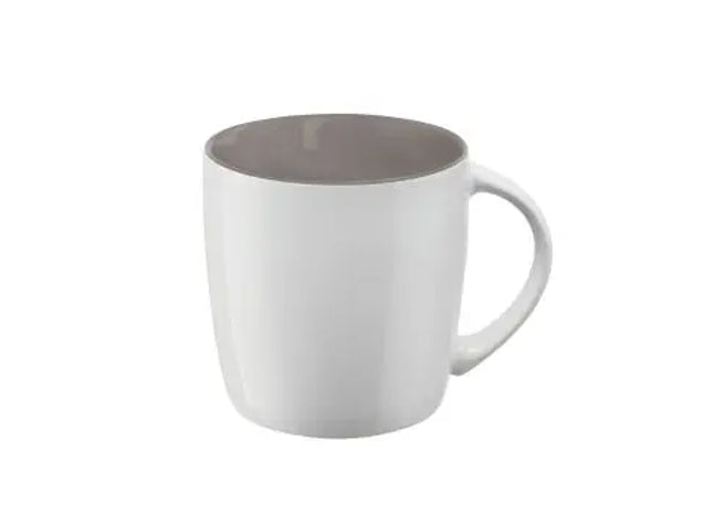 Ennia Inside Tasse 250 ml in Weiß mit Warmgrau – Stilvoller Start in den Tag TK Gruppe® Grosshandel 