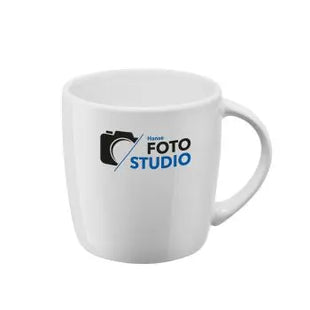 Ennia Keramiktasse 250 ml in strahlendem Weiß – Elegantes Design für Kaffeegenuss TK Gruppe® Grosshandel 
